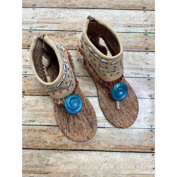 Disney Moana Character Sandals Toddler Girl Size 9/10 - Picture 1 of 6